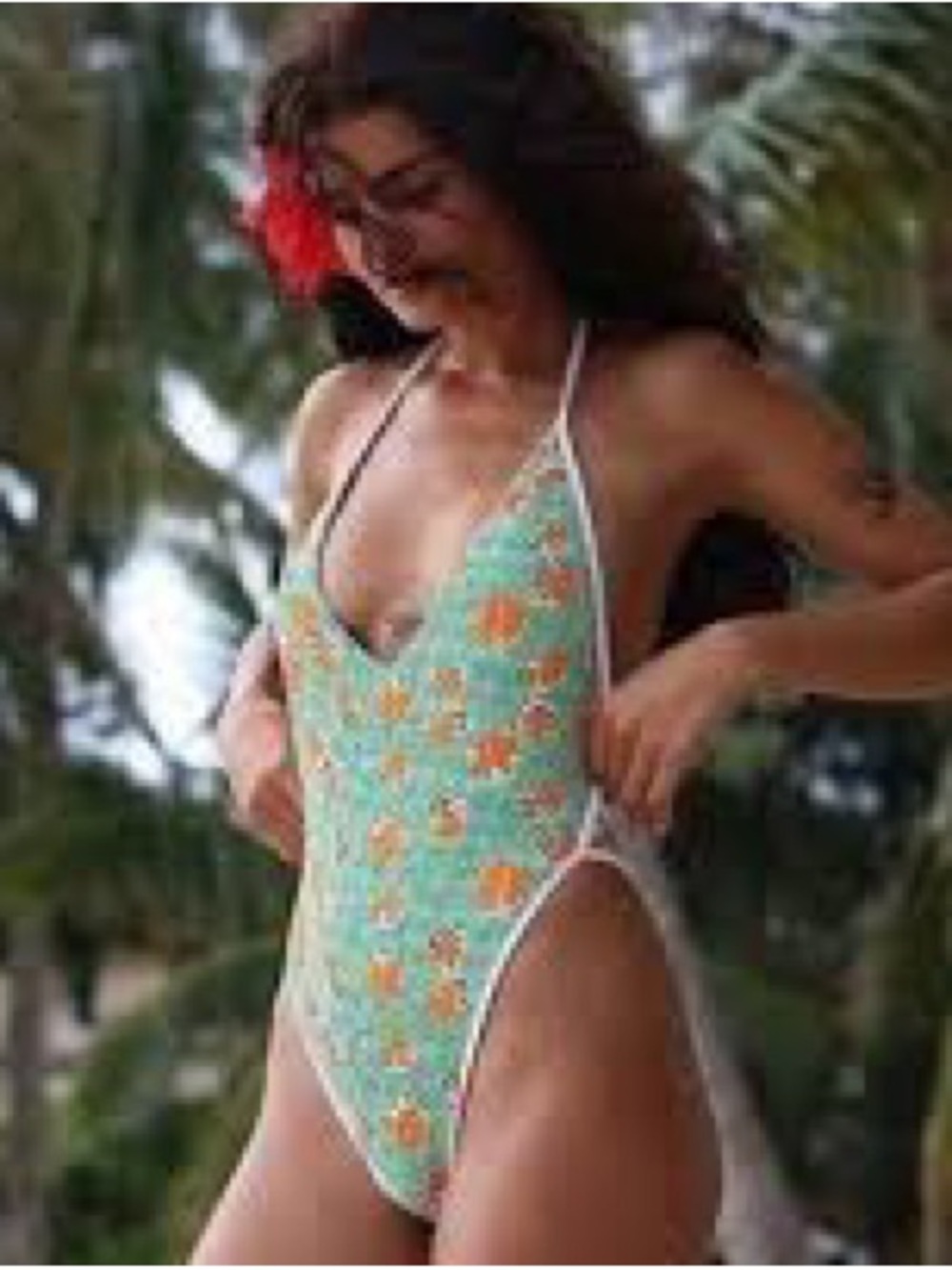 Free people amber botanical one piece swimsuit size  XS